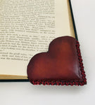 I "Heart" Books Leather Bookmark